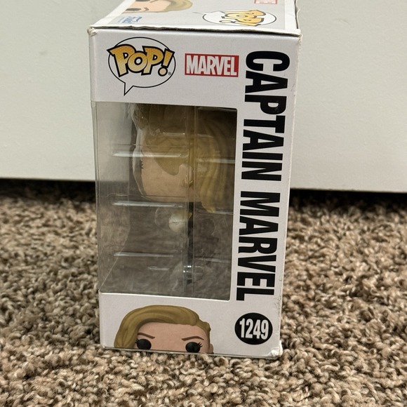 Funko‎ Pop! Movies The Marvels - Captain Marvel Vinyl Figure 1249 Avengers - Picture 6 of 9